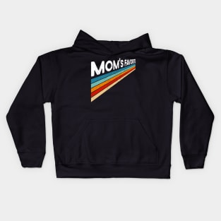 Mom's Favorite Retro Vintage Kids Hoodie